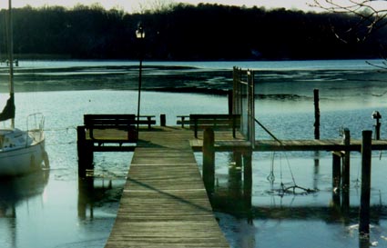 the dock