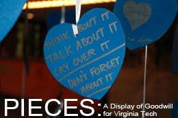 PIECES: A Display of Goodwill for Virginia Tech